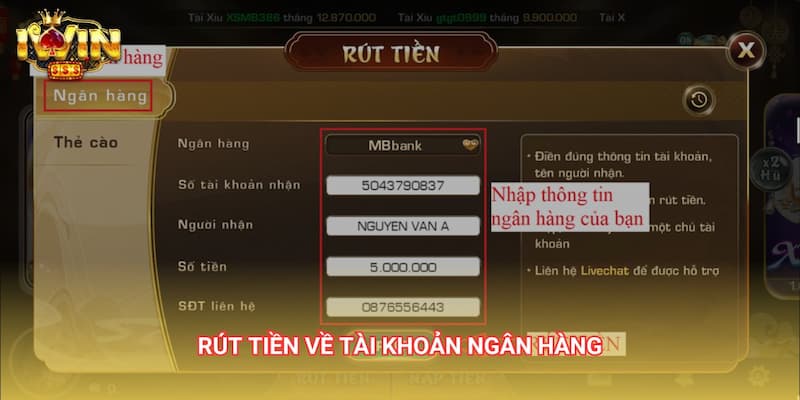 Những lưu ý quan trọng khi rút tiền IWIN